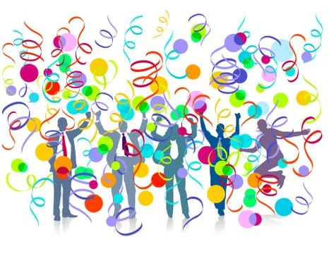 Celebrating Stock Illustration