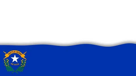 Celebrating Native American Day in Nevada with State Flag Motion Background. Stock Footage 342330892