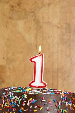 Celebrating One Year Stock Photos