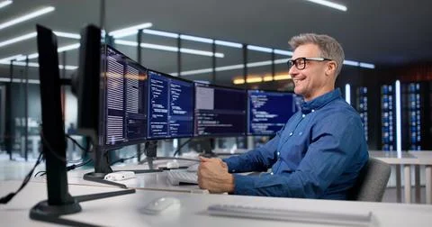 Celebrating Performance Optimization Win With New Code In Software Project. 写真素材