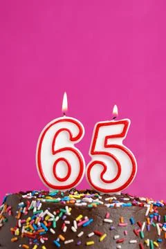 Celebrating Sixty Five Years Stock Photos
