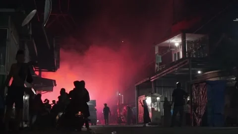 Celebrating takbir Stock Footage 330184504