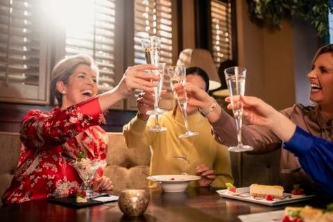Celebrating the Weekend Stockfoto's