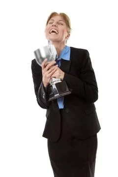 Celebrating a win Stock Photos