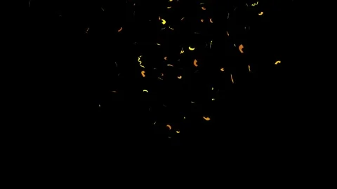 Celebration 3D Multi-colored Confetti Burst and Fall Animation. Vídeos de archivo 335997861