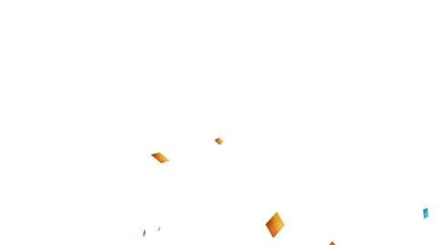 Celebration 3D Multi-colored Confetti Burst and Fall Animation. Vídeos de archivo 335997877