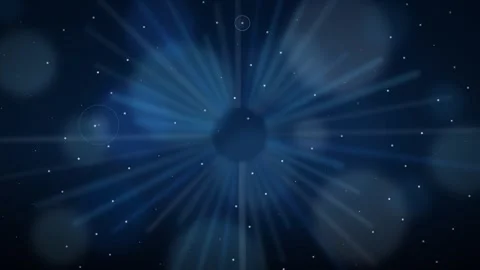 Celebration Abstract Blue Lights Animation Background Stock Footage 344246167