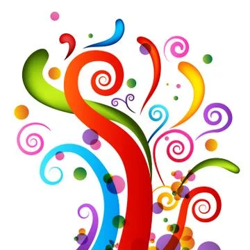 Celebration confetti elements Illustrazione stock