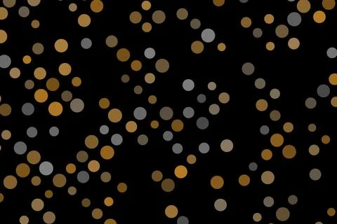 Celebration confetti falling on black background Stock Illustration