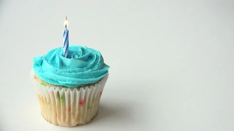 Celebration cupcake Stock Footage 50813458
