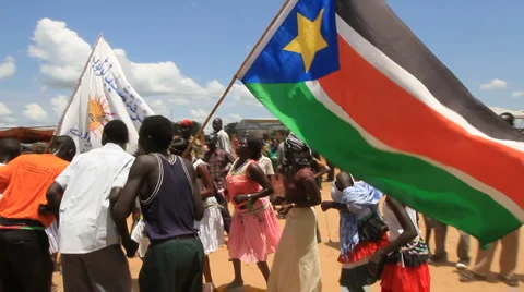 Celebration Dance South Sudan; Africa Stock Footage