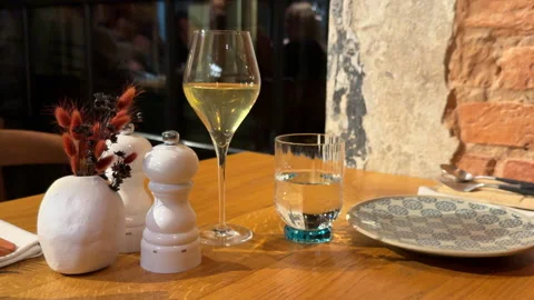 Celebration Drinks on the Table Video stock 300273724