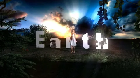 Celebration of Earth, Dance:  Looping Video stock 45597518