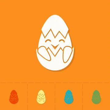Celebration Easter Icons Celebration Easter Icons. Vector. Clean Work Mini... Stock Photos