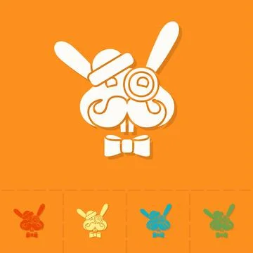 Celebration Easter Icons Celebration Easter Icons. Vector. Clean Work Mini... 写真素材