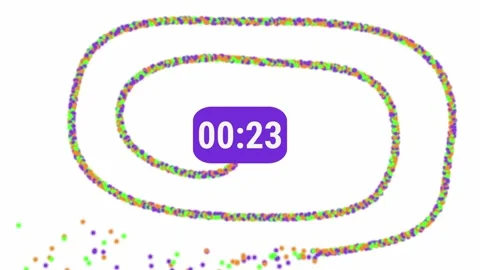 Celebration Explosive Fuse - Countdown 30 seconds with Timer 30 to 0 Stock Footage 342079955