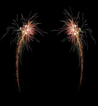 Celebration firework frame Stock-Fotos