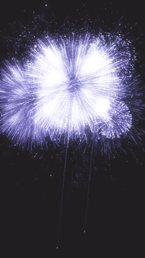 Celebration Firework Glitter Shiny Sky New Year Overlay 4K Stock Footage 304509385