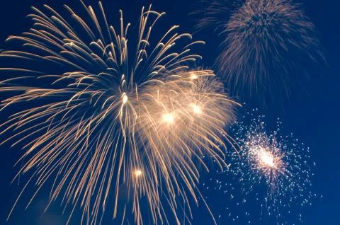 Celebration firework Foto stock