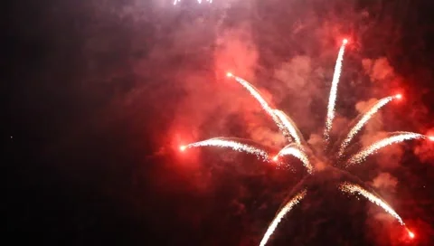 Celebration fireworks Stock Footage 6560104