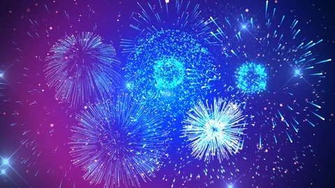 Celebration flying particles dust background Video stock 121503940