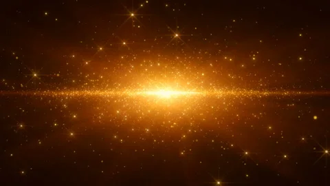 Celebration flying particles dust background Video stock 131385949