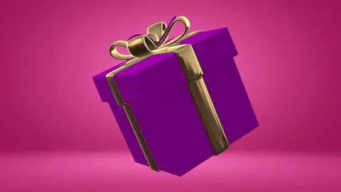 Celebration Gift Box Loop Background 스톡 동영상 346739685