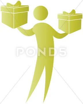 Celebration, gifts Stock Illustration