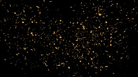 Celebration Gold Confetti Pack / 4K with... | Stock Video | Pond5