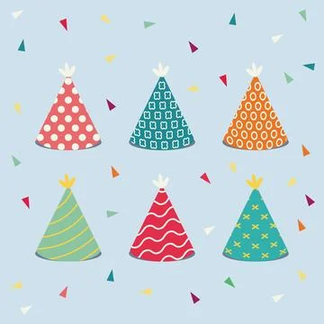 Celebration hat design vector illustration Stock Illustration