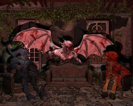 Celebration in Hell Illustrazione stock