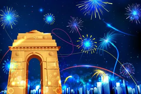 Celebration of India Stock Illustration