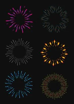 Celebration light effect Stock Illustration