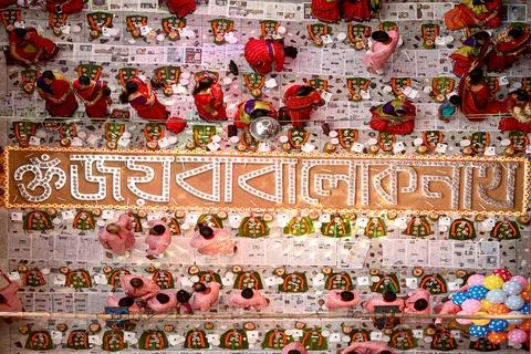 Celebration of lights with devotees performing rituals during Rakh festival. Stock Photos