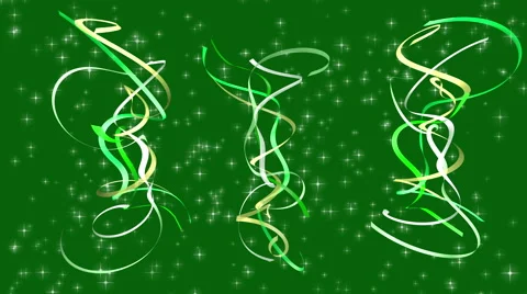 Celebration Looping Ribbons  - 4K Resolution Ultra HD Stock Footage 42685018