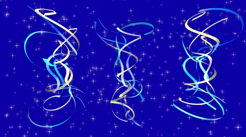 Celebration Looping Ribbons  - 4K Resolution Ultra HD Stock Footage 42685149