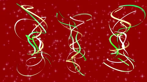 Celebration Looping Ribbons  - 4K Resolution Ultra HD Stock Footage 42685313