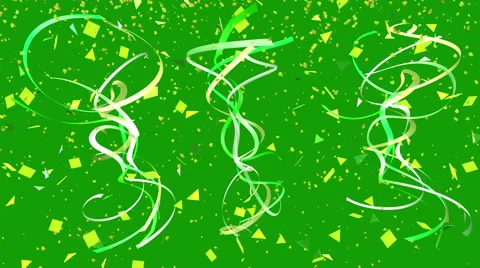 Celebration Looping Ribbons  - 4K Resolution Ultra HD Stock Footage 42705177