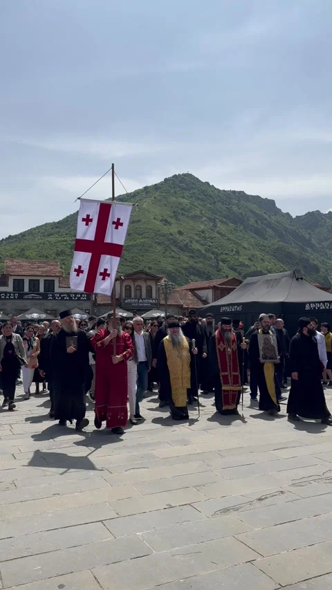 Celebration in Mtskheta 2 editor Video stock 336511667