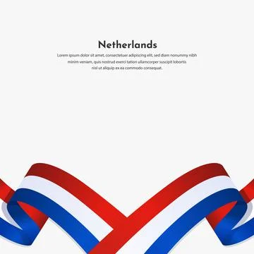 Celebration Netherlands independence day vector isolated on white background. Stock Illustration