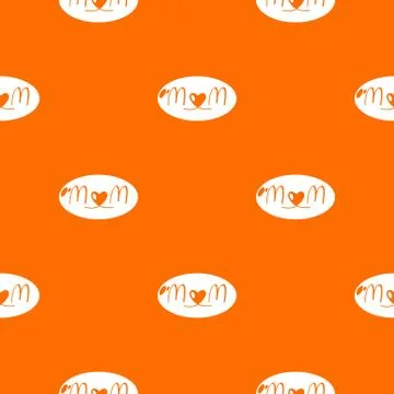 Celebration pattern vector orange Stockillustratie