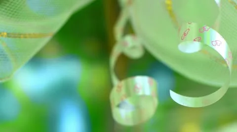 Celebration ribbons Stock Footage 20589212