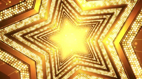 Celebration Star Lights Background Stock Footage 317910082