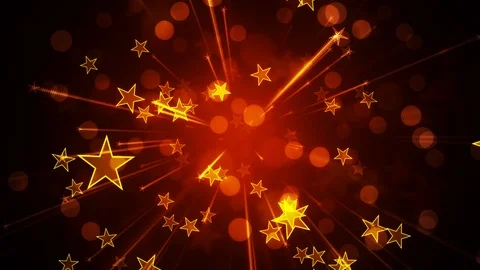 Celebration Super Star Stock Footage 92337681