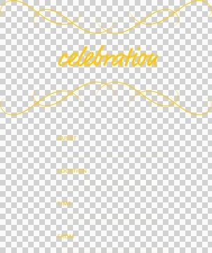 Celebration text with design by white background Stock Photos
