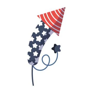 Celebration usa firework vector design 스톡 일러스트