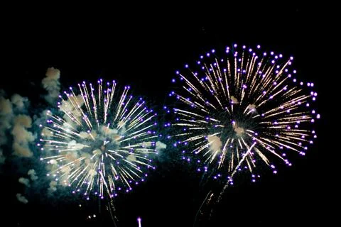 Celebratory firework Stock Photos