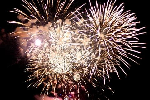 Celebratory firework Stock Photos
