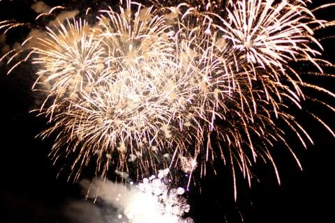 Celebratory firework Stock Photos