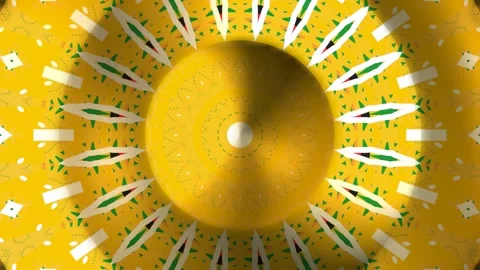 Celebratory Juneteenth Kaleidoscope Art - Loopable Colorful Patterns Stock Footage 275561674